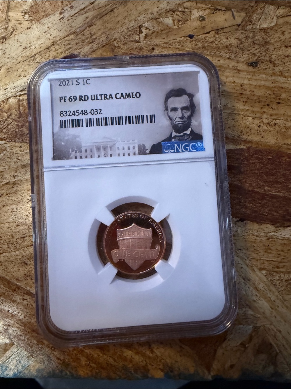 NGC Certified 2021 S Lincoln Shield Penny - RD Ultra Cameo